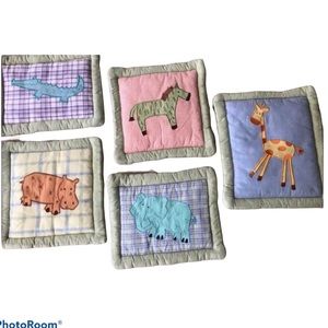 KIDSline Safari Jungle Soft Wall Hangings Nursery